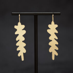 Boucles d'Oreilles Fougère #1